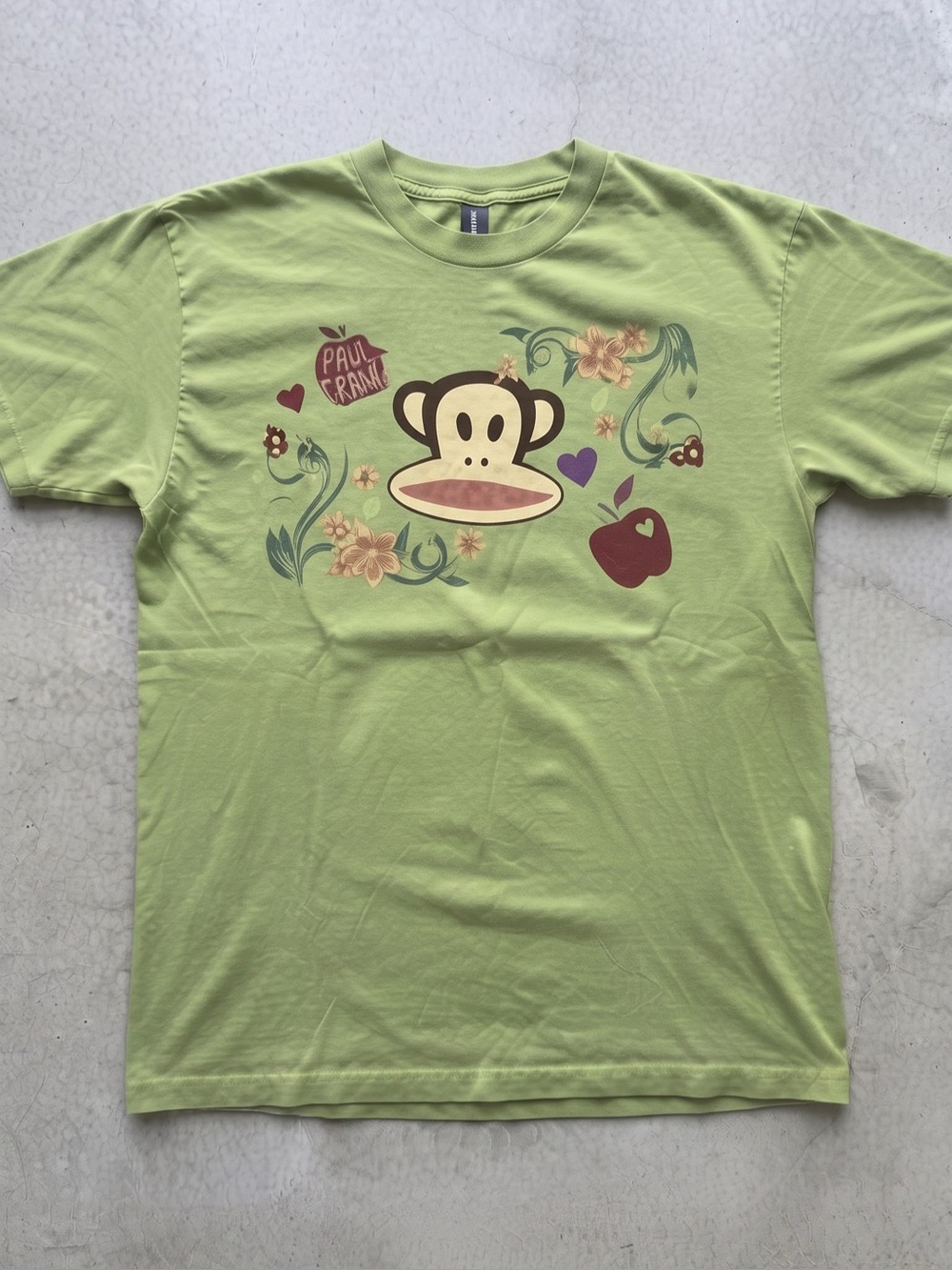 Y2K Monkey Graphic Green Tee - Gildan Heavyweight Cotton Shirt